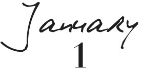 1月