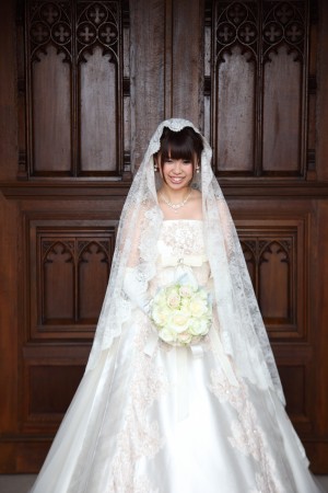 ドレスの美しさを引き立てる マリアベール 静岡の結婚式場 公式 エスプリドナチュール 静岡市のウェディング