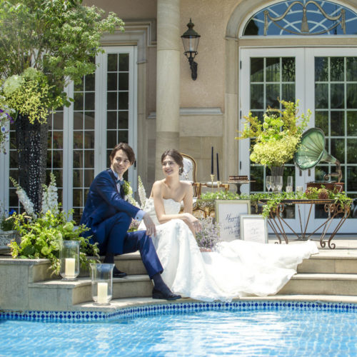 ◆優美さNo1のWEDDING◆緑×水×光の空間◎無料スイーツ付相談会【貸切洋館1800坪をすべて見学】
