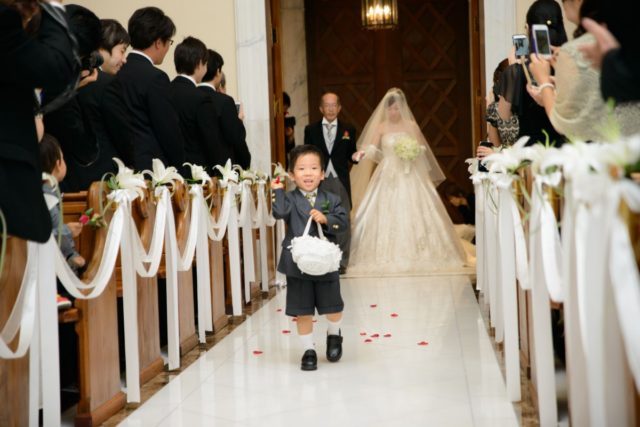 子供に参加してもらう にほっこり 静岡の結婚式場 公式 エスプリドナチュール 静岡市のウェディング