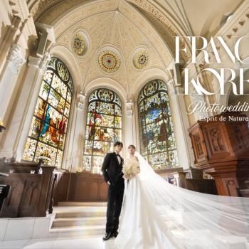 【大聖堂と本格洋館】フランスの世界観×韓国フォトウェディングプラン