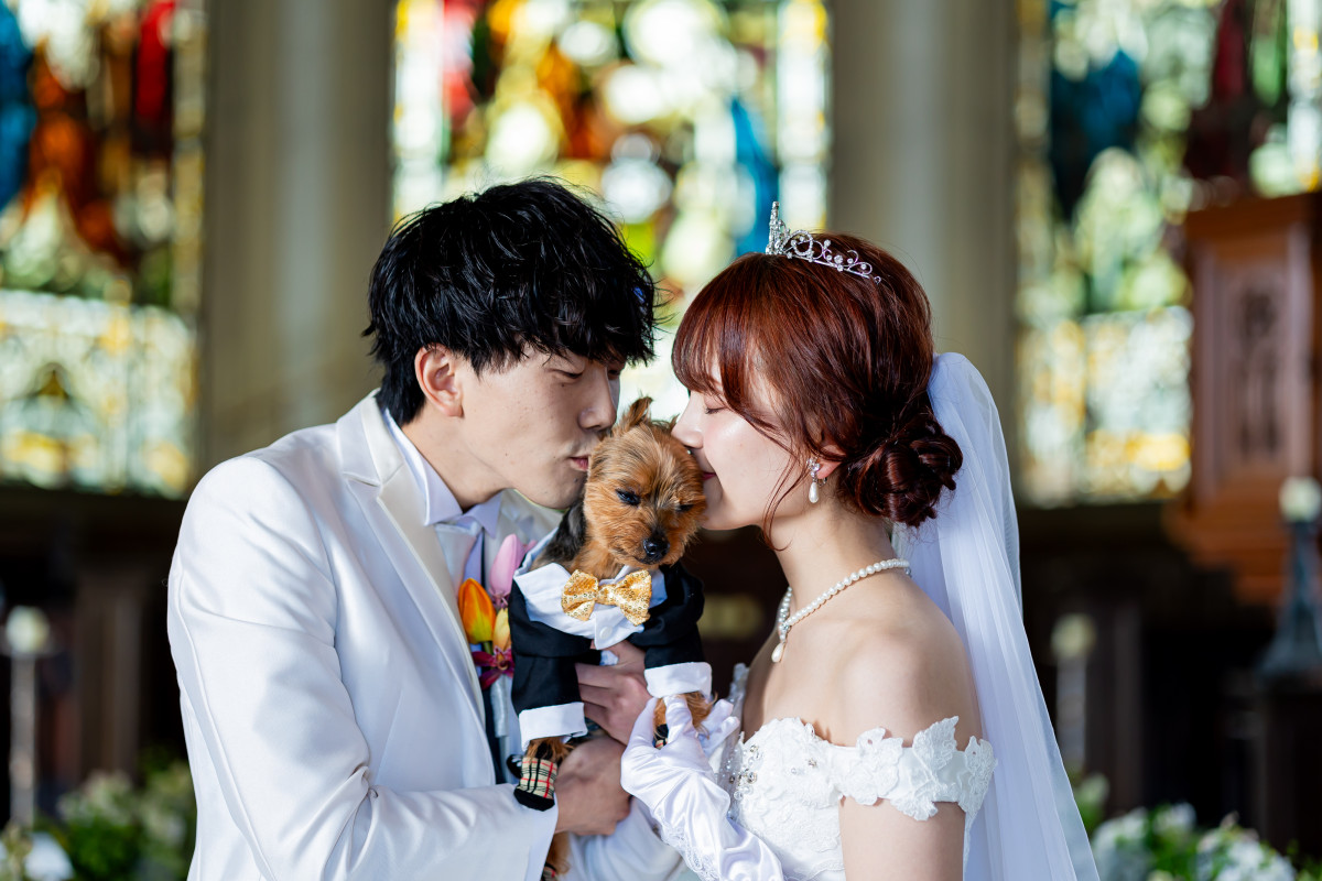 【素敵な演出】ワンチャンと一緒の結婚式